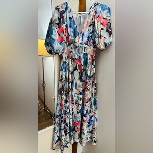 Floral V-Neck Dress